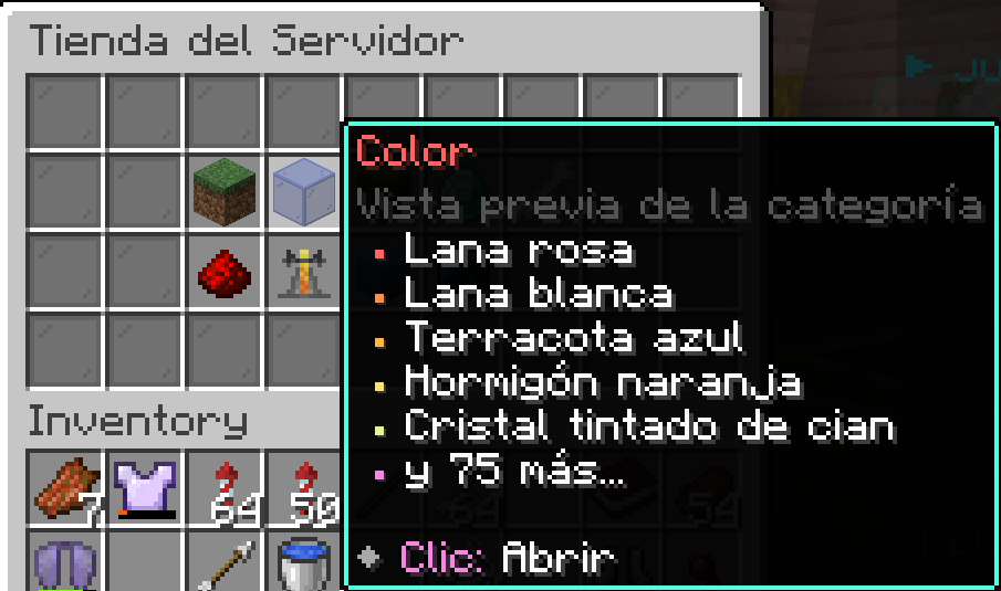 Bloques mixtos de colores